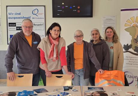 Mitarbeitende des WEISSEN RINGS und des Frauenhauses